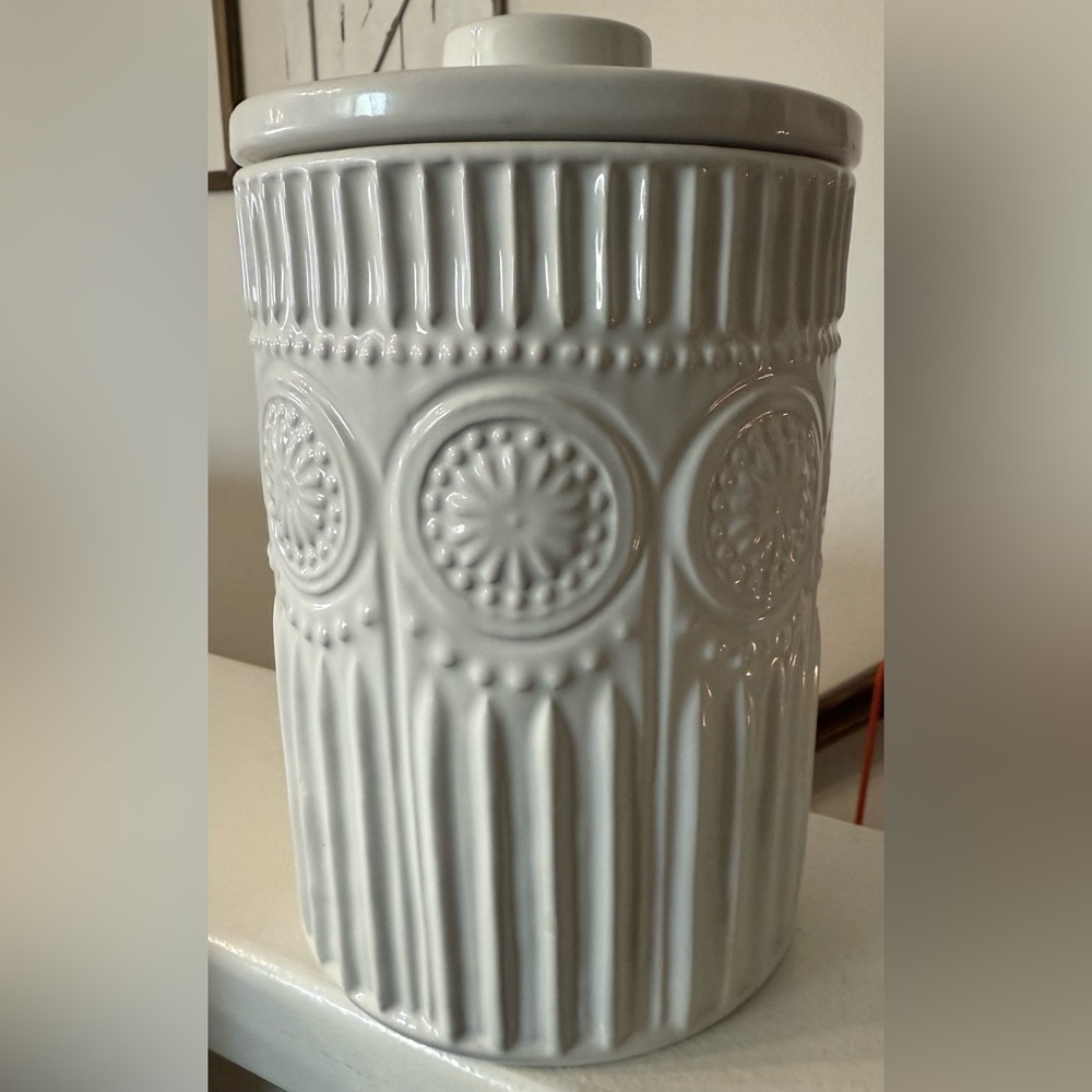Blue Harbor Collection Embossed Canister